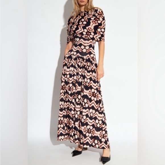 Ulla Johnson Livia Ikat Dress in Obsidian - Picture 2 of 8
